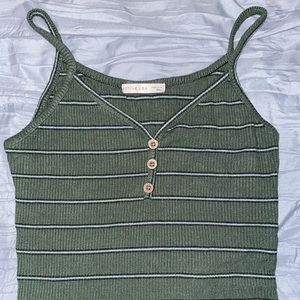 stripped crop top